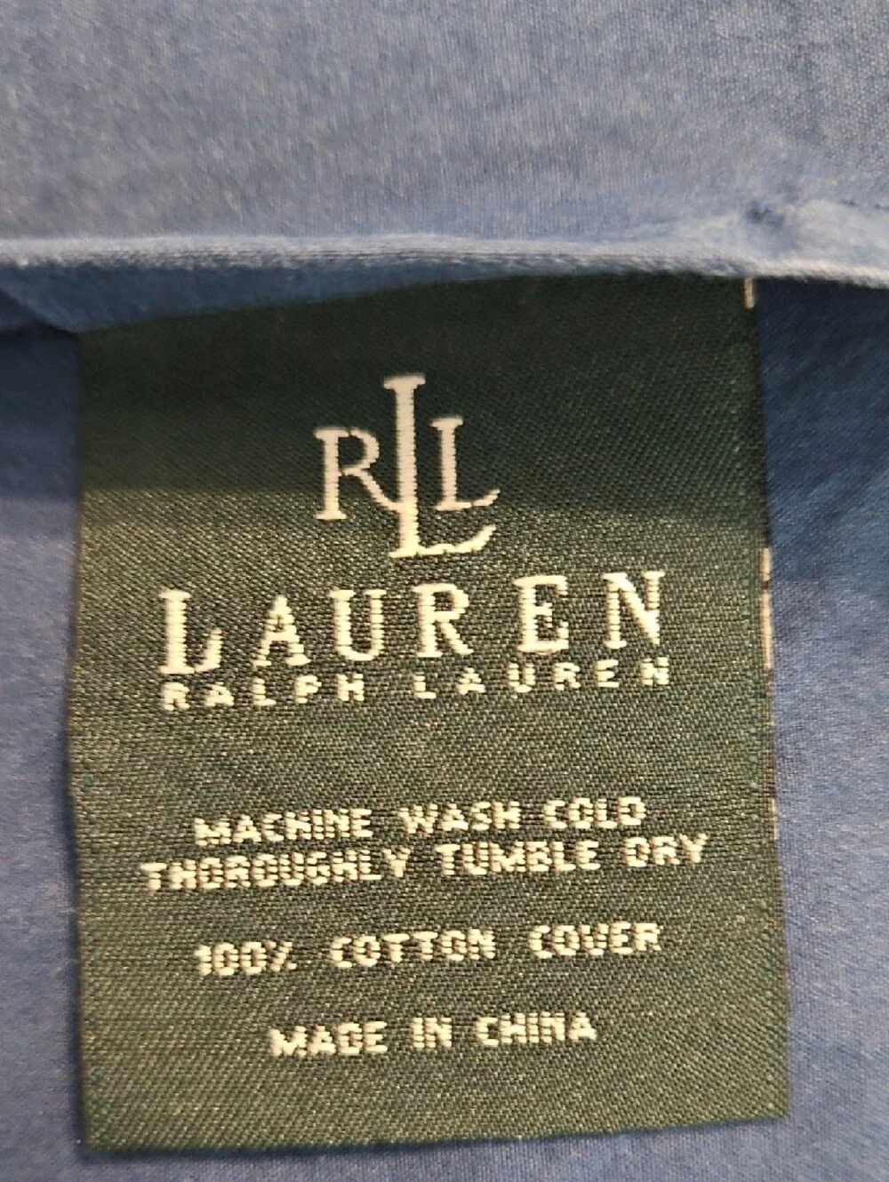 Ralph Lauren Home Garrison Plaid Red Navy & Green Cotton Twin Comforter & Sham